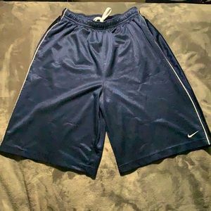 Nike blue basketball shorts